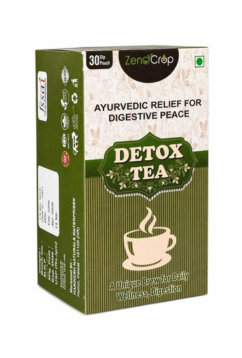 [BRSRYZA2BF5WCE3F] Detox Tea | Herbal Wellness Tea | Supports Healthy Digestion & Helps Reduce Bloating | Natural Herbal Tea for Daily Wellness | 30 Tea Bags