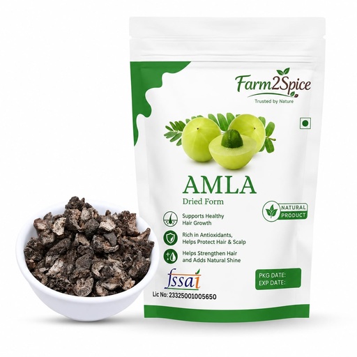 [BRSRGGIQB4HREGY6] Dried Raw Amla 1kg | Sun-Dried Indian Gooseberry| Rich in Vitamin C & Antioxidants | Natural Immunity Booster for Hair Growth, Hair Fall Control, Skin Care & Digestion | No Preservatives