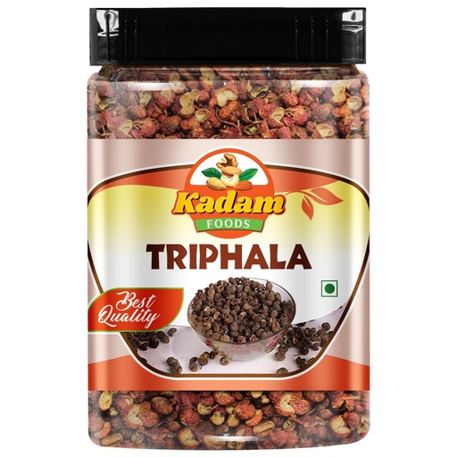 [BRSRAEAKDEGRAELL] KADAM FOODS Triphala Raw | Whole Triphala | 100% Natural Ayurvedic Herb | No Artificial Colours or Preservatives | Supports Digestion & Immunity (100g)