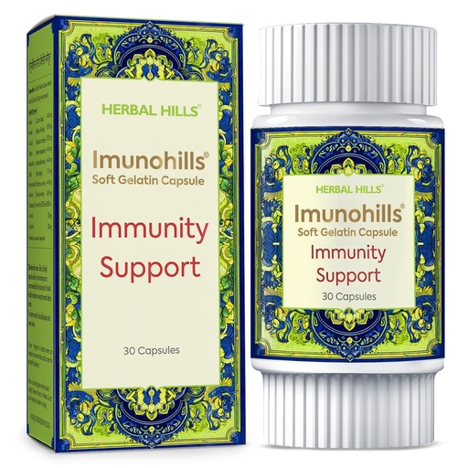 [BRSREYYKCQMRMEQY] Herbal Hills Imunohills Capsules Immunity Support (30 count (Pack of 1))