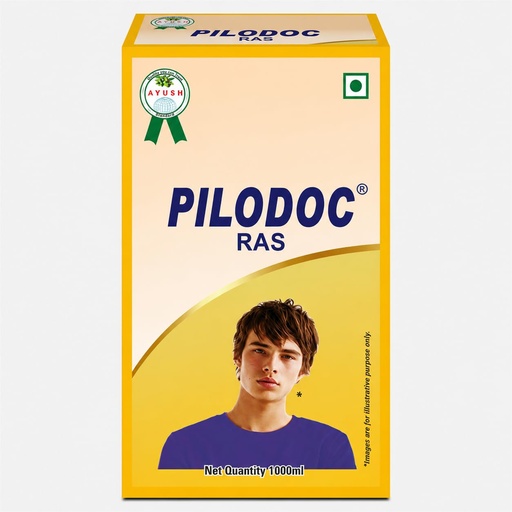 [BRSRY2YTOEHRMELU] PILODOC Ayurvedic Support Reduces Pain, Itching, Swelling, Digestive Colon Wellness Herbal Liquid (1000ml)