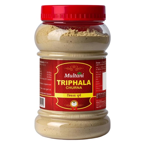 [BRSWYEAFCEARODL2] Multani Triphala Churna 500gm | Helps relieve constipation & Cleanses The Stomach