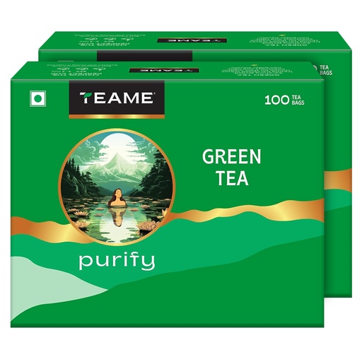 [BRSREZD7BYIB62TG] TE-A-ME Green Tea 200 Bags | Green Tea Bags | Pack of 2