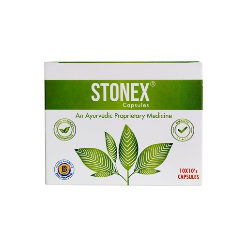 [BRSRMZILA55BOGTA] STONEX Helps to Detox Kidney Cleanse Purifier | Urinary Tract Infection (UTI), Kidney Stone Dissolution Herbal Supplement - 100 Capsules