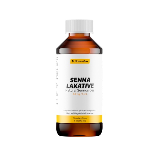 [BRSW2CA7BBYBOCLX] Senna Liquid Sennosides Senna Laxative by Llorens Care 8.8 mg. 5 mL. Made from Natural Sennosides. Liquid Laxative Alleviate Constipation & Provide Relief. Senna Syrup