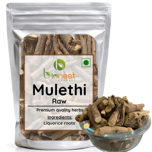 [BRSRYZARCR7QEALJ] Mulethi (Raw) -100 g-Mulathi/Licorice/Yashtimadhu| Sore Throat, Voice - Raw Herb