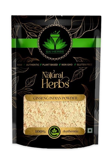 [BRSRMGT4PJYB6FAZ] SAI HERBS Ginseng Indian Powder | Indian Ginseng Root | Pure & Natural | 100g