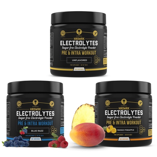 [BRSRMEIHDMMAGEY6] MMA Nutrition HRDWRK - 100 Servings Keto Electrolytes Powder Hydration Sugar Free - Electrolyte Powder to Boost Endurance & Reduce Fatigue with Electrolytes Supplement Set of 3