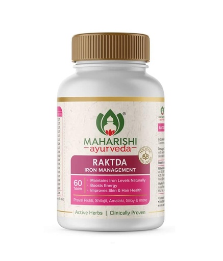 [BRSWYBDYCUFQ4AD2] Maharishi Ayurveda Raktda 60 Tab Pack of 1