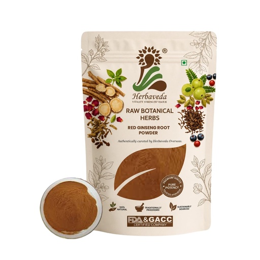 [BRSRYFQQDJ6GGHI6] Korean Red Ginseng Root Powder 50g - Pure Dried Herb for Natural Immunity, Sustained Stamina, Immune Wellness, Men's Vitality & Daily Energy Support