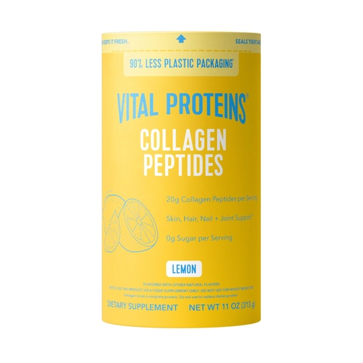 [BRSRMYIYOIARUCAY] Vital Proteins Collagen Peptides Powder, Collagen Supplements, Hair & Skin Health, 14 Servings, Lemon