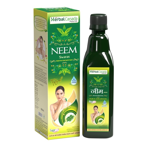 [BRSW2ZYFCIJWGGTK] Herbal Canada Neem Ras 500ML (Pack of 2)