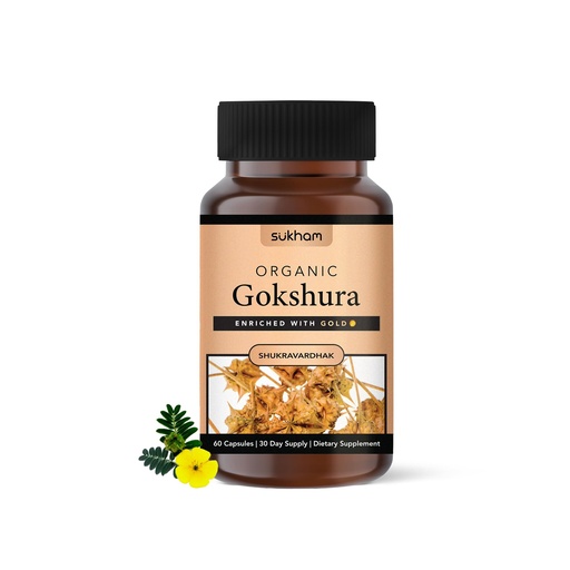[BRSROHADCIMRQF32] Gokshura/Tribulus Capsules | Processed using TTT-120 | 500 mg - 60 Capsules | Benefits include Better Strength, Stamina & Recovery | Ideal for Gym and Athletes