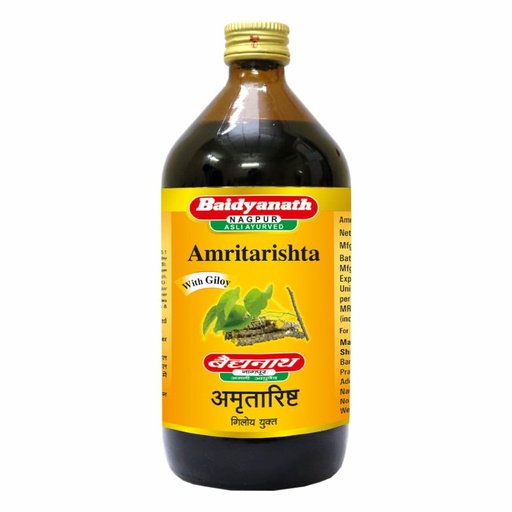 [BRSWYALRB57QOG3K] Baidyanath Asli Ayurved Amritarishta - 450 ml | Helps to Boost Immunity, vitality, strength