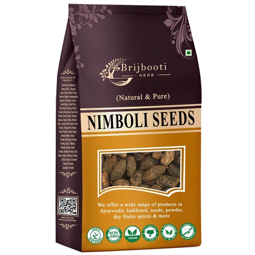 [BRSWGBL3DEIBYFL3] Birju Mahavir 1 KG NEEM SEEDS - NEEM NIBOLI SABUT