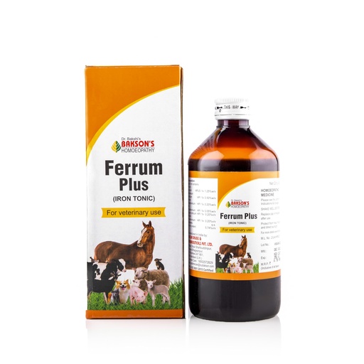 [BRSROFIDBMNBGG3A] Bakson Veterinary | Ferrum Plus Tonic (200 ml) | Iron Tonic for Dogs, Puppies & Pets | Liquid Iron Supplement for Kittens & Animals | Supplement for Energy & Hemoglobin Boost