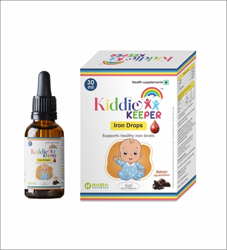 [BRSREGQNCEGWM2A2] Iron Drops for Infants | Supports Healthy Iron Levels, Growth & Energy | Chocolate Flavour | FSSAI Approved | Baby Health Supplement | 30 Ml