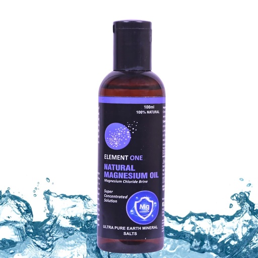 [BRSRAFA6PJ4GACDB] Natural Magnesium Oil, Super Concentrated Solution Magnesium Chloride Supplement for Muscle | Deep Sleep, Leg Cramps, Fitness | Application for Healthy Skin 100ml, Pack of 1
