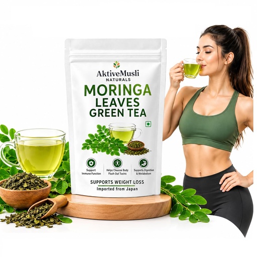 [BRSRYGATDF7QK23L] Moringa Green Tea Detox, Weight Loss & Energy Boost Herbs Herbal Tea
