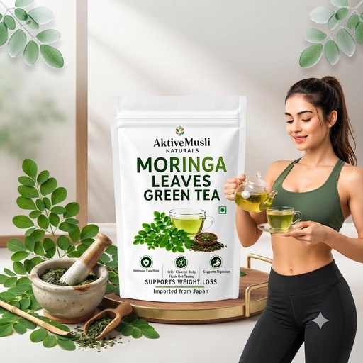 [BRSRYGATDEIRSDT5] Moringa Tea Leaves for Weight Loss, Detox, Energy Boost Herbal Tea