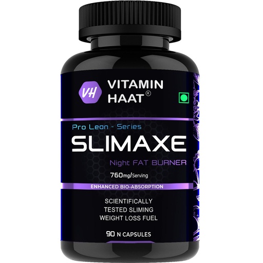 [BRSRGHYDOIAWGDL7] Slimaxe Night Fat Burner for Weight Loss for Women and Men | Magnesium Supplement With Green Tea, L Theanine great for Fat Weight Loss for Women and Men | 90 Supplement Capsules by VitaminHaat