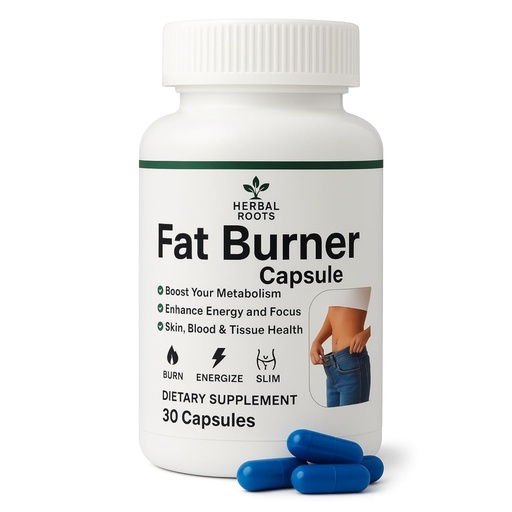[BRSRGHYDA4MAIDYY] Fat Burner Capsules for Men & Women – 30 Caps Belly Fat Burner | Weight Loss Supplement