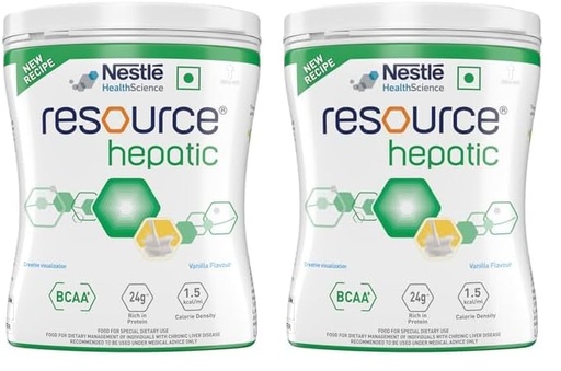 [BRSREZALBEPAIA33] RESOURCE Nestle Hepatic 400G Pet Jar Pack (Vanilla Flavour) (Pack of 2)