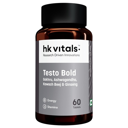 [BRSRMYL5BAHQYELV] hk vitals Testo Bold, 60 Tablets