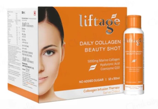 [BRSREEI3BABAKELB] Liftage Daily Collagen Beauty Shots 12 Bottel