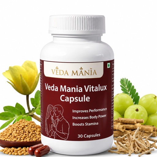 [BRSRGGTQAANWGHY6] Vitalux Capsule for Men, 30 Veg Capsules