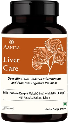 [BRSREBQ7BYNWOF3J] Liver Care – Milk Thistle & Herbal Support with Punarnava, Arogyavardhini, Pittapapada & Mulethi – Detox, Protect & Regenerate – 60 Vegetarian Capsules