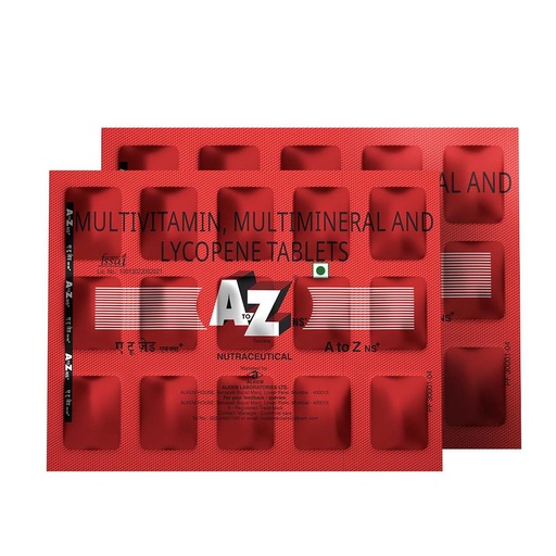 [BRSREEIQBUDQOGTZ] A to Z NS Daily Multivitamin Tablets – Zinc & Vitamin C for Immunity, B-Complex & Essential Nutrients for Energy & Wellness, Doctor Recommended – 60 Tablets