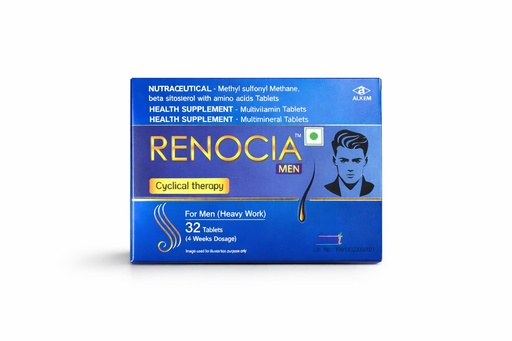 [BRSRGBI5DMMGKFLA] Renocia Men Tablets Pack of 32 Tablets