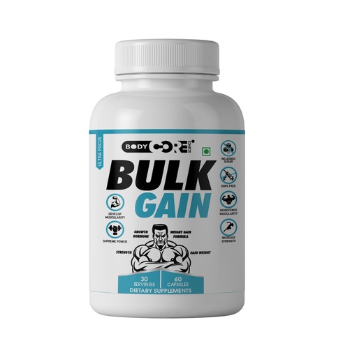 [BRSRAAL3OIIG2YDD] Body Core Science Bulk Gain Capsules (60 Capsules)