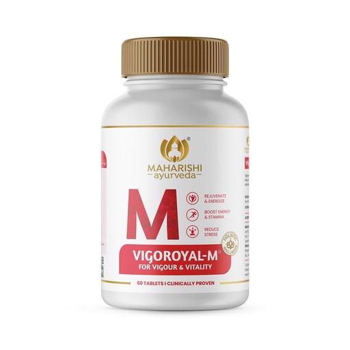 [BRSRM236AUBAEAIV] Maharishi Ayurveda Shilajit Tablets | Vigoroyal M- Infused with Original Shilajit | Natural Shilajeet - 60 tablets
