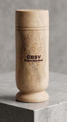 [BRSRYFARAR6RY23F] CBSV Organic Arjun Wood Glass for Heart Health |Antioxidant | Natural Arjuna Wood Glass| Ayurvedic Wooden |Traditional Wellness Drinkware | No Chemicals Used | Use for Whole Family