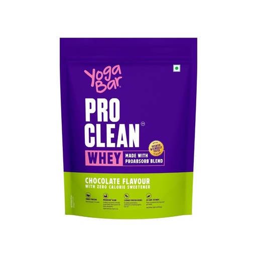 [BRSRAAYYOJ6WMALZ] Yogabar ProClean Whey Protein Performance Blend 2 lbs | 25g Protein per Serve | Zero-Calorie Sweetener Whey Protein Powder | Clean & Light |