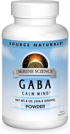 [BRSWIY34BMMWG3DG] Source Naturals Serene Science GABA, 750 mg - 8 oz Powder