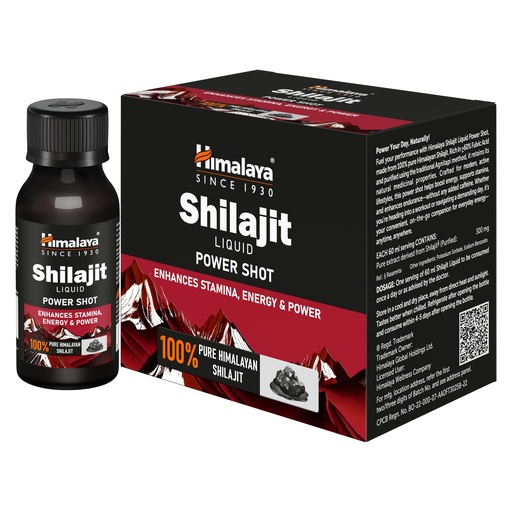 [BRSRGBIHOEBRACLZ] Himalaya Shilajit Liquid Power Shot | 6N * 60 ml Pack | Enhances Stamina, Energy, and Power | 100% Pure Himalayan Shilajit | Herbal Supplement | 60% Fulvic Acid