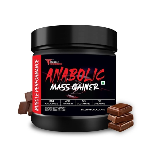 [BRSRGGAKB4OQICTB] Anabolic Mass Gainer, 500g, Belgium Chocolate