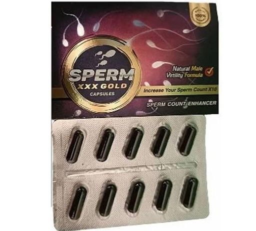 [BRSRGAQ6BMNGGH3V] Sperm XXX Gold Capsules | Herbal Men’s Wellness Supplement | Daily Vitality Support | 10 Capsules
