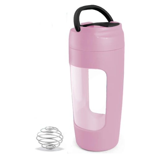 [BRSRACQPB54B6CD4] Shake N Sip Bottle for Protein Shake, Gym Bottles for Men Protein Shaker Bottle for Gym, 700ml (Pink)
