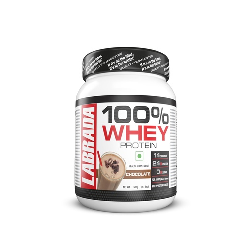 [BRSWGGL6CAPWKCDF] Labrada Whey Protein, Chocolate, 1.1 lbs