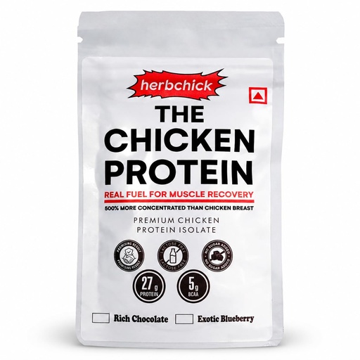 [BRSRGGT3OF4BM2DA] Chicken Protein Powder | 27g Protein Per Sachet | Chocolate