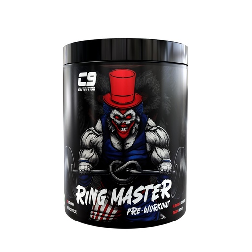 [BRSRGAAECMORACYY] C9 Nutrition Ring Master Pre Workout Powder for Men & Women | 30 Servings | 255gm | Blueberry Flavor | 3000mg Beta Alanine, Citrulline Malate, Taurine & Creatine | High Energy, Pump, Strength & Focus
