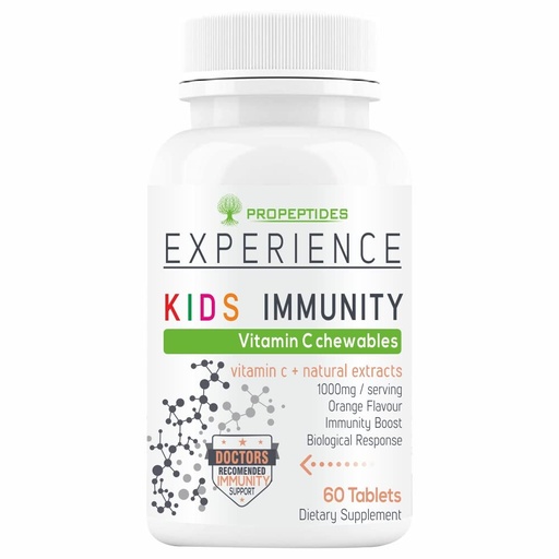 [BRSRMYLYARYBU3LD] Vitamin C Tablets for Kids with Amla, D3, Acai Berry & Grape Seed — Sugar-Free Chewable Immunity Booster Supplement with Citrus Bioflavonoids, 1000mg, Tasty for Children, 60 Tablets