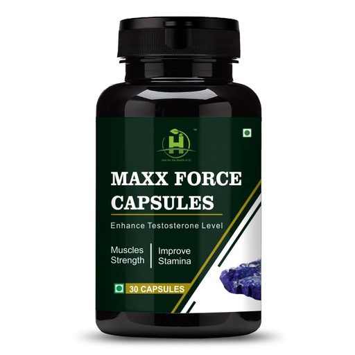 [BRSROCARCMNBSF3X] Healthy Nutrition Maxx Force Capsules 30 Capsules For Increase Strength, Vigor And Enhance Stamina Men’s Supplement