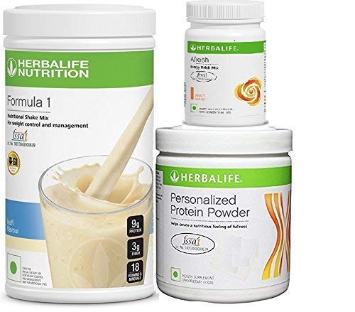 [BRSWGH36OEFAA33X] Herbalife Formula 1(Kulfi) with Personalized Protein Powder(200gm)+Afresh(Peach)