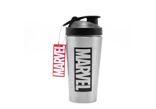 [BRSROEAECECQA337] SKI Steel Gym Shaker Marvel Black