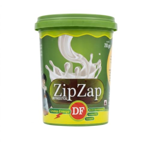 [BRSRY2YPOAPGACTU] Zip-Zap DF Nutrition Powder | Delicious Vanilla Flavour | Protein with Vitamins & Minerals | 200 g